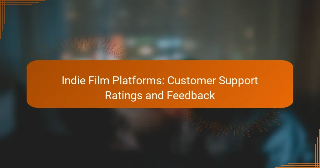 Indie Film Platforms: Customer Support Ratings and Feedback