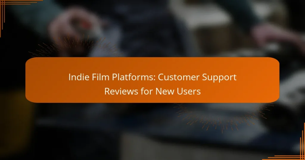 Indie Film Platforms: Customer Support Reviews for New Users