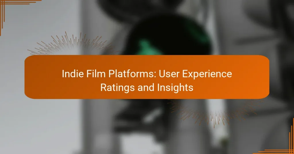 Indie Film Platforms: User Experience Ratings and Insights