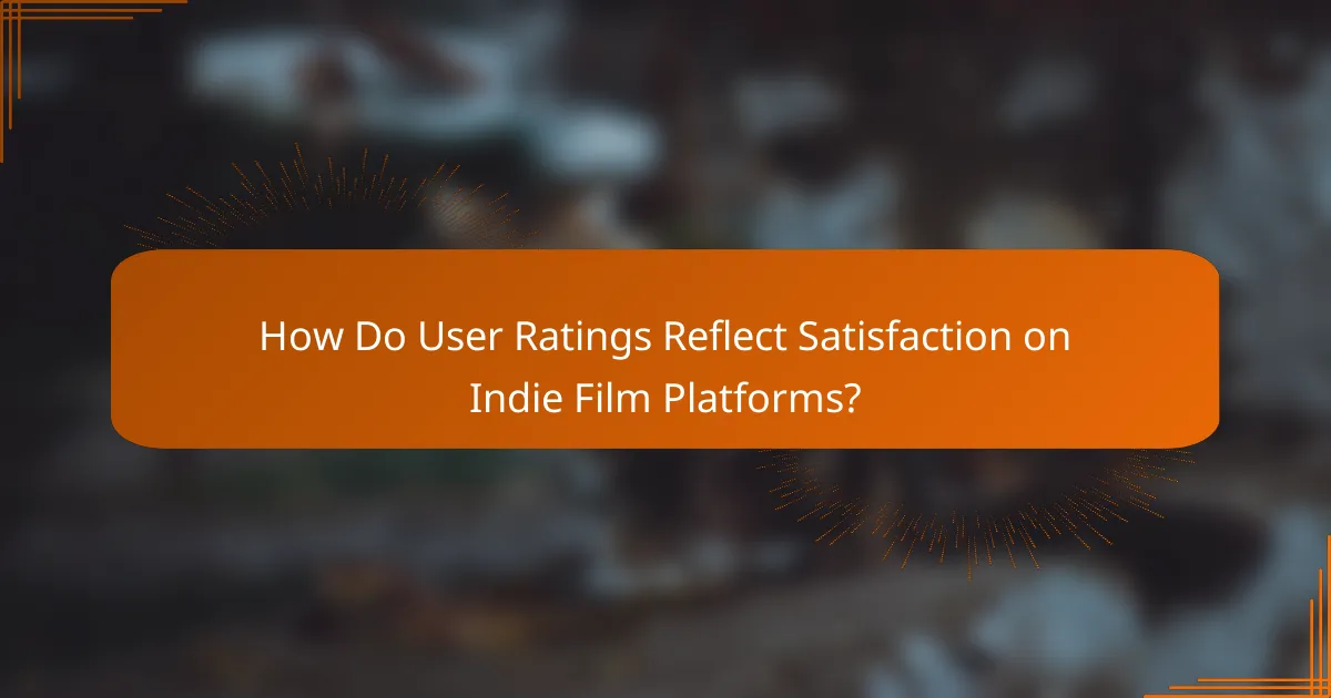 How Do User Ratings Reflect Satisfaction on Indie Film Platforms?