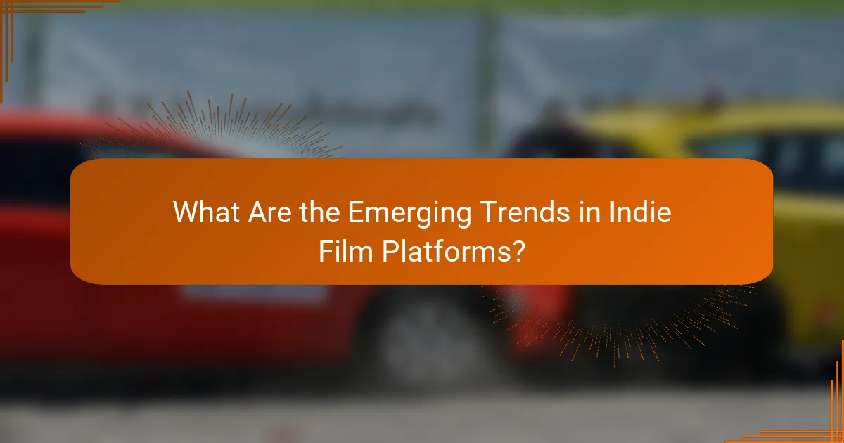 What Are the Emerging Trends in Indie Film Platforms?