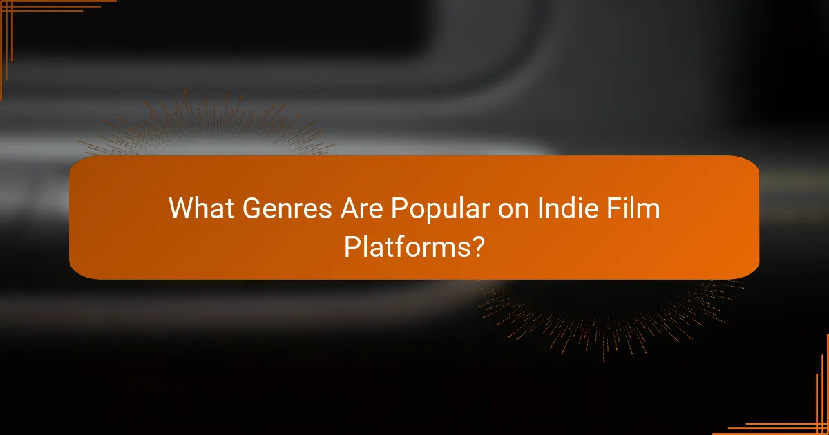 What Genres Are Popular on Indie Film Platforms?