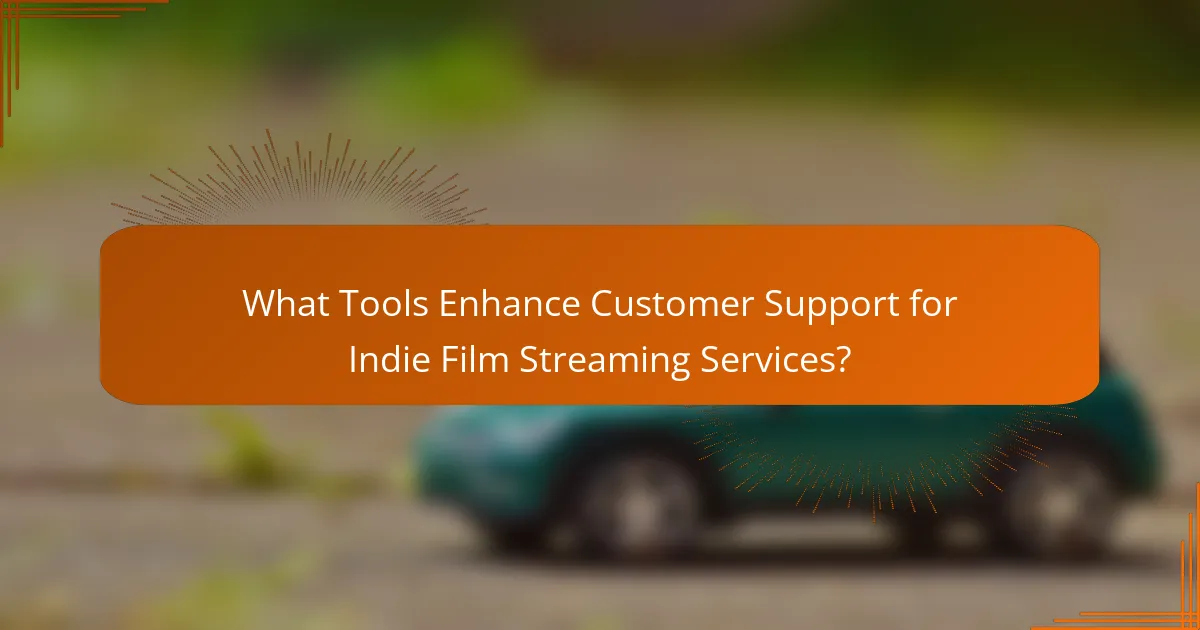 What Tools Enhance Customer Support for Indie Film Streaming Services?